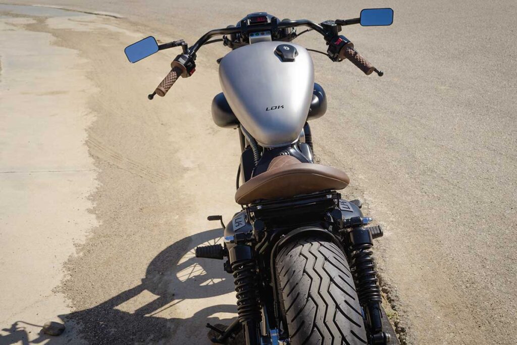 Vista trasera superior