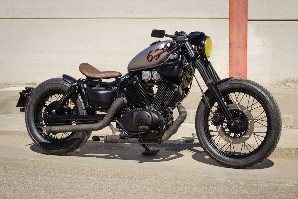 Vista derecha Yamaha Virago