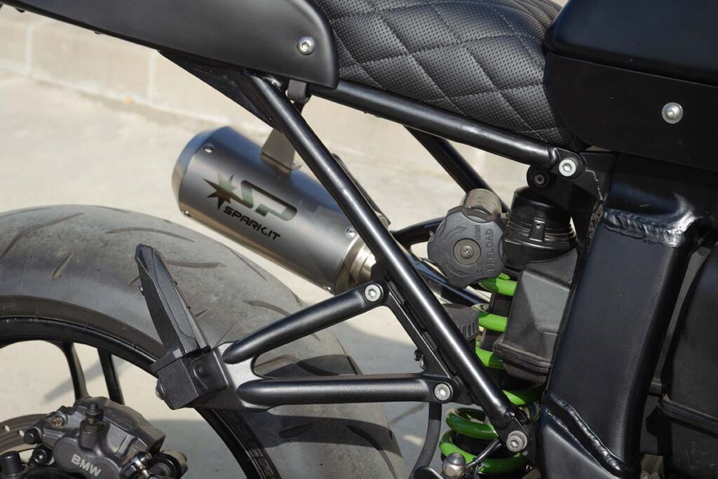 Detalle de tubo de escape