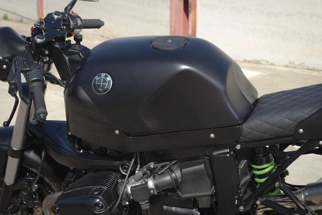 Detalle de tanque de gasolina