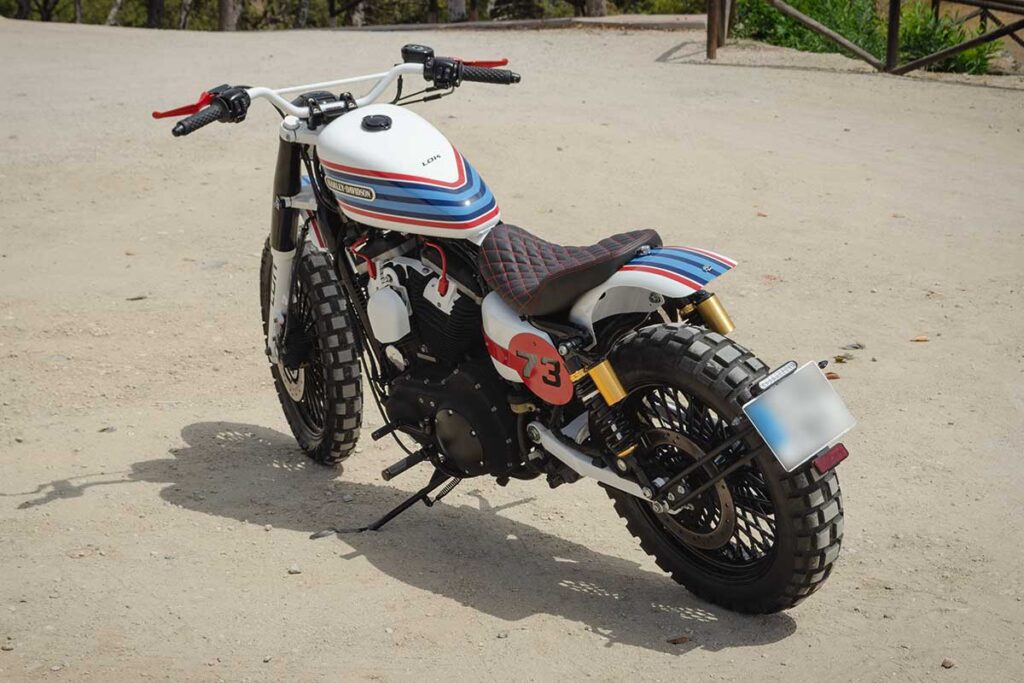 Vista trasera lateral izquierda