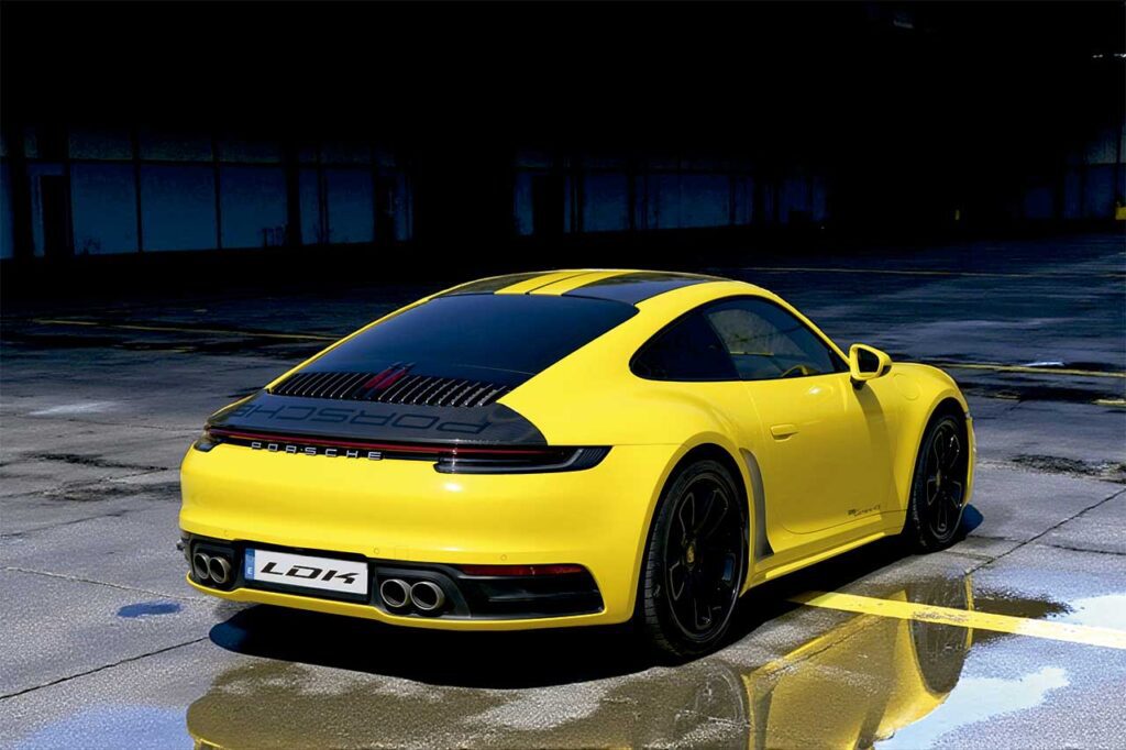 Right side rear view