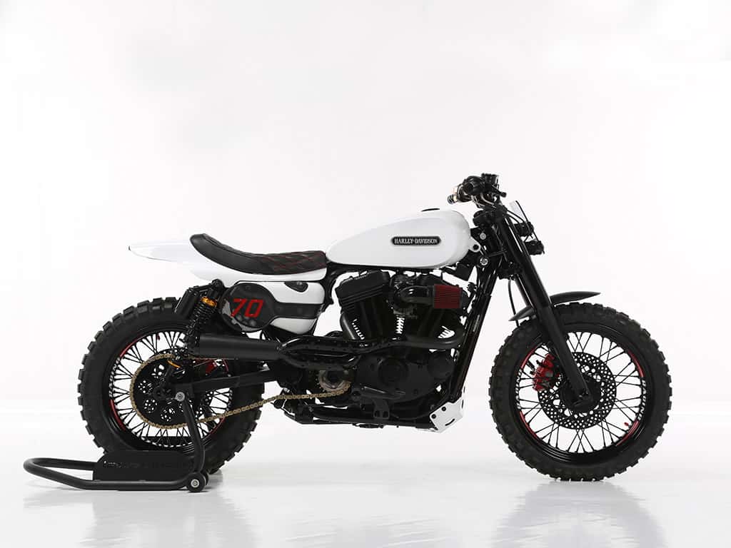 Seventy, a custom motorcycle created by Lord Drake Kustoms.
