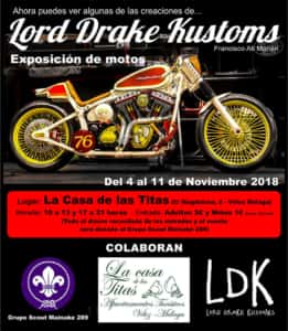 Cartel de la exposición de Lord Drake Kustoms