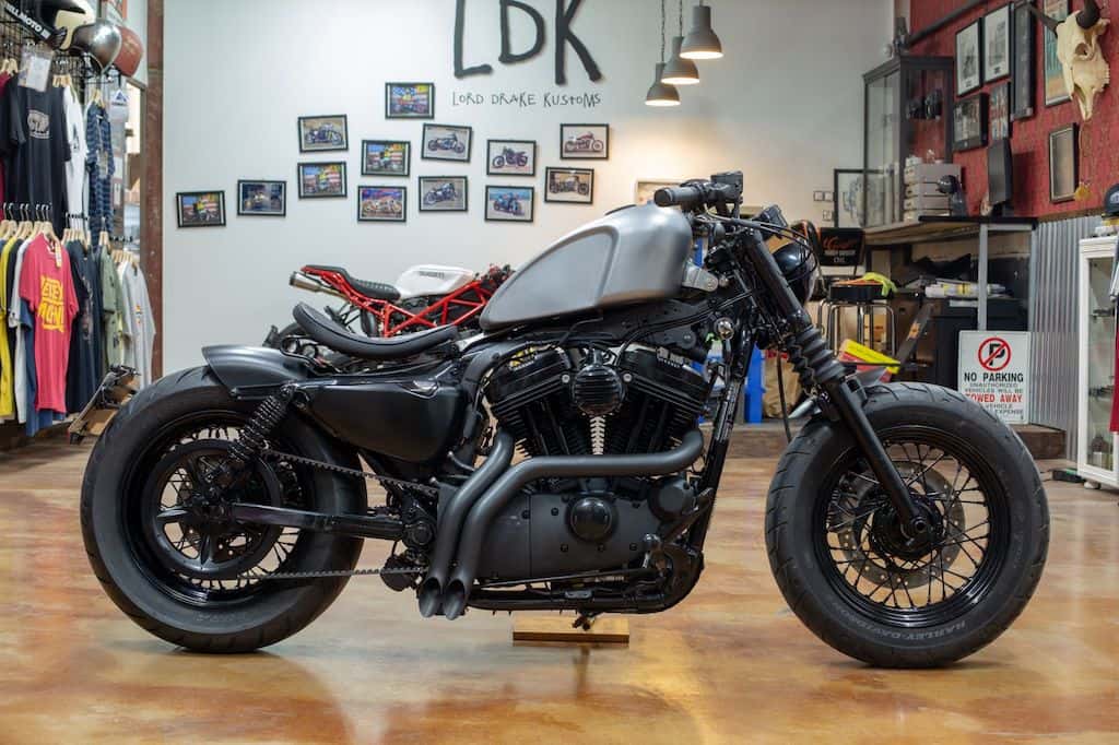 First images of the Sportster 48 Bobber