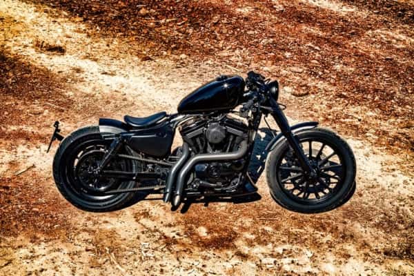 harley davidson sportster black out