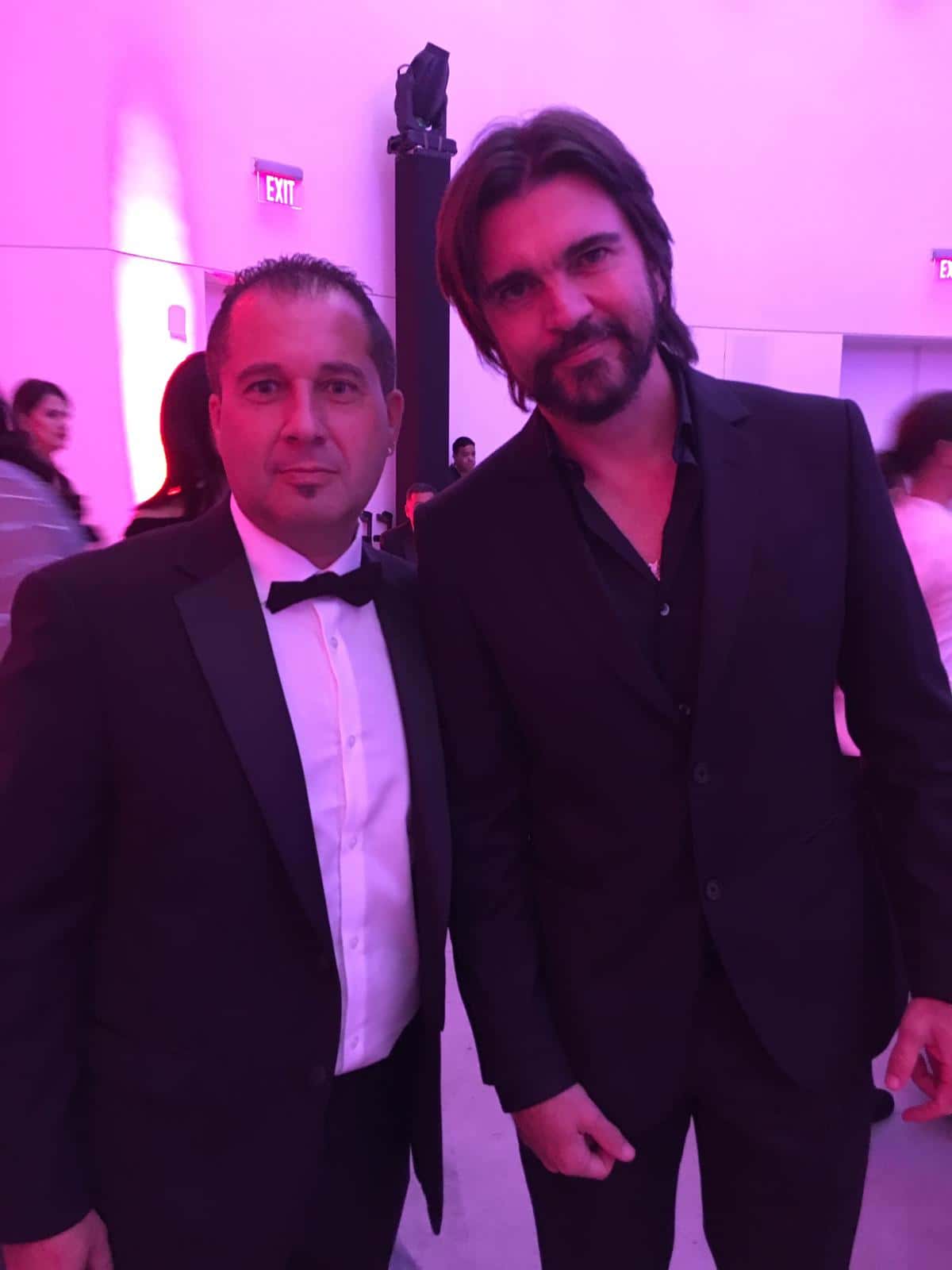 Francisco Alí con Juanes