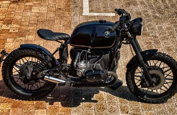 Porte-Bagages Aluminium Pour BMW R100 / 80/75/45 1978-1996 | Style Scrambler Cafe Racer | Charge Max 5 Kg