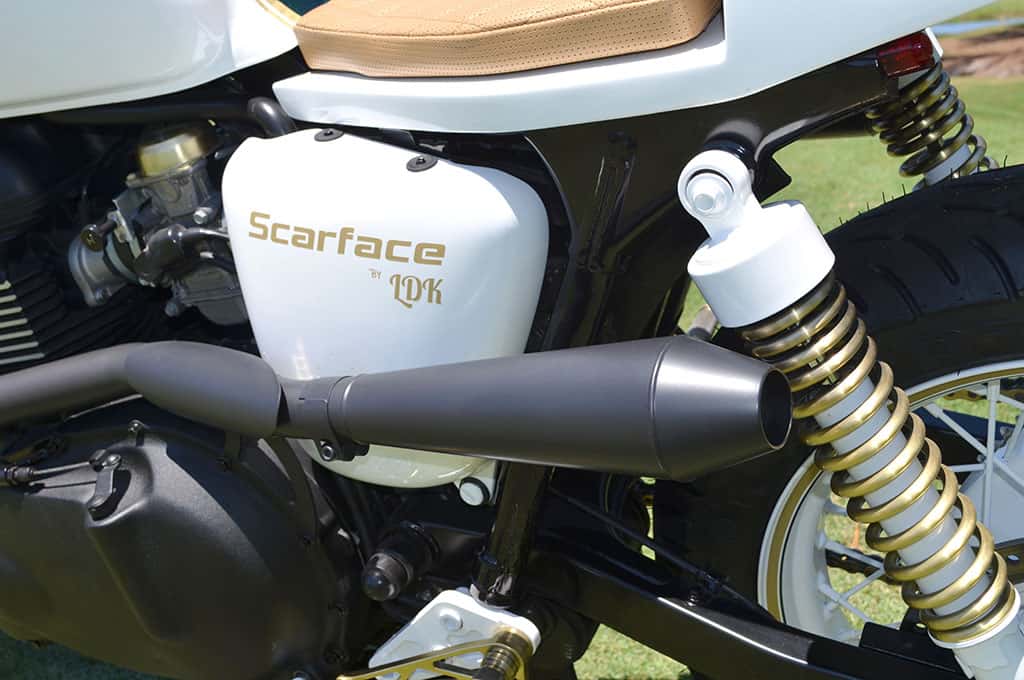 Scarface Triumph Cafe Racer