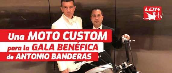 Una Harley Custom Bobber para la gala benéfica de Antonio Banderas