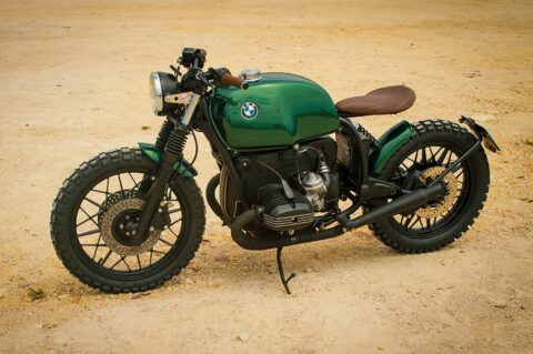 BMW R100 Scrambler “Green” | Lord Drake Kustoms