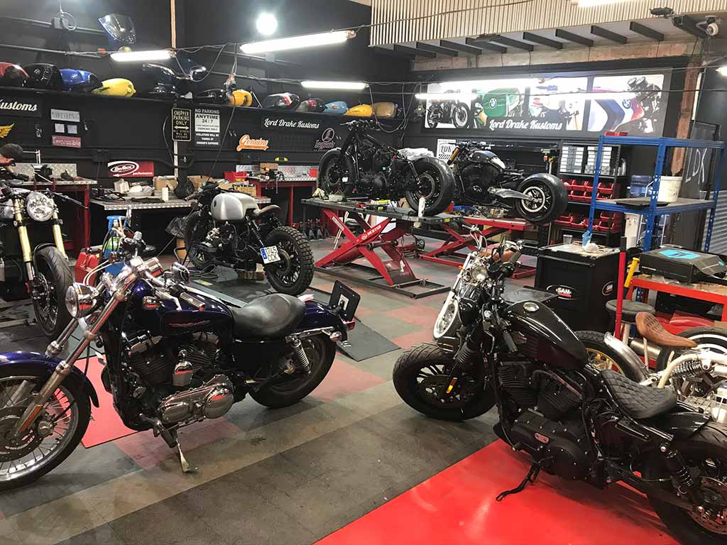 Harley Davidson repair and maintenance workshop service in Malaga