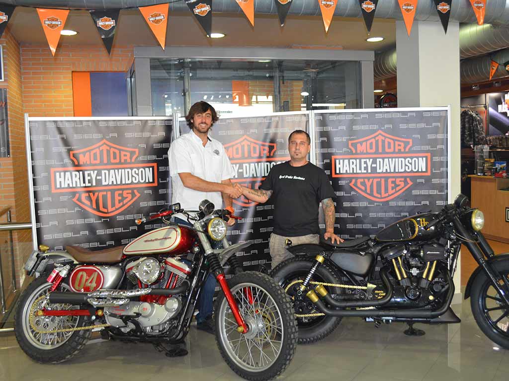 Harley Siebla dealership agreement in Malaga with Lord Drake Kustoms