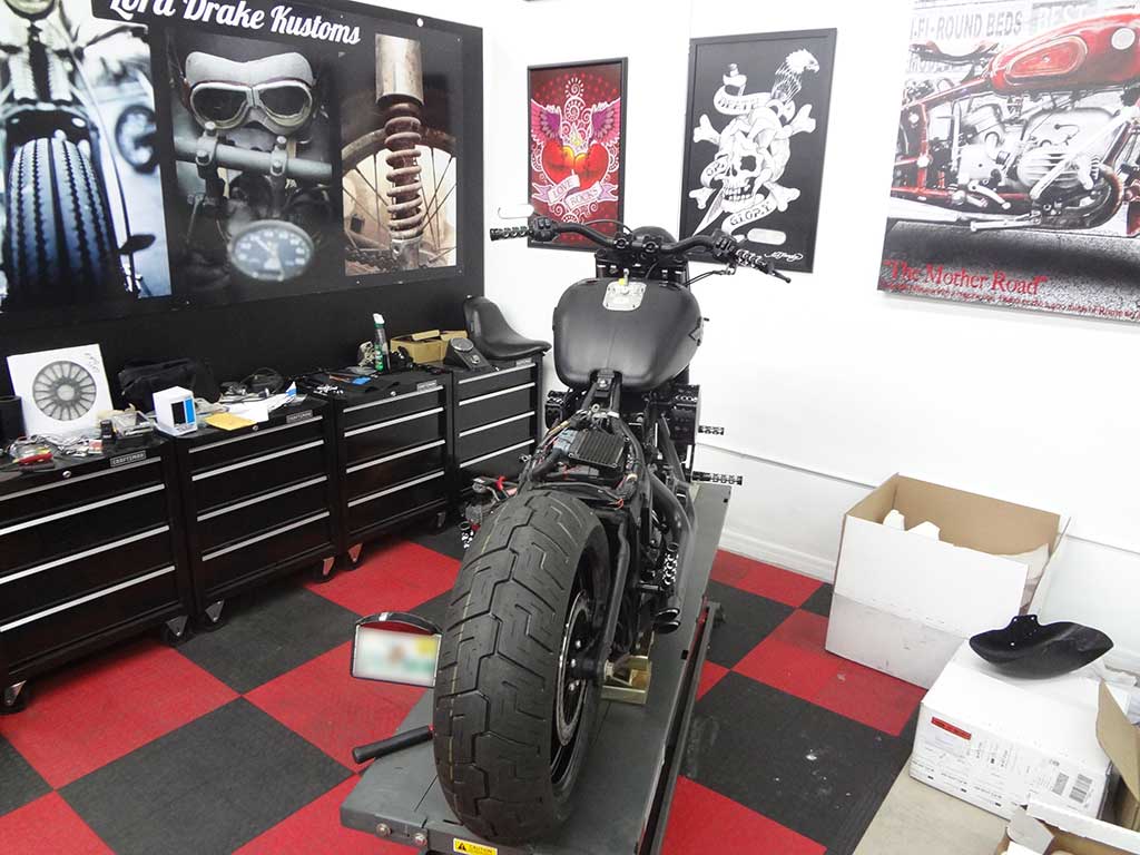 From Harley Davidson dealer to Lord Drake Kustoms workshop