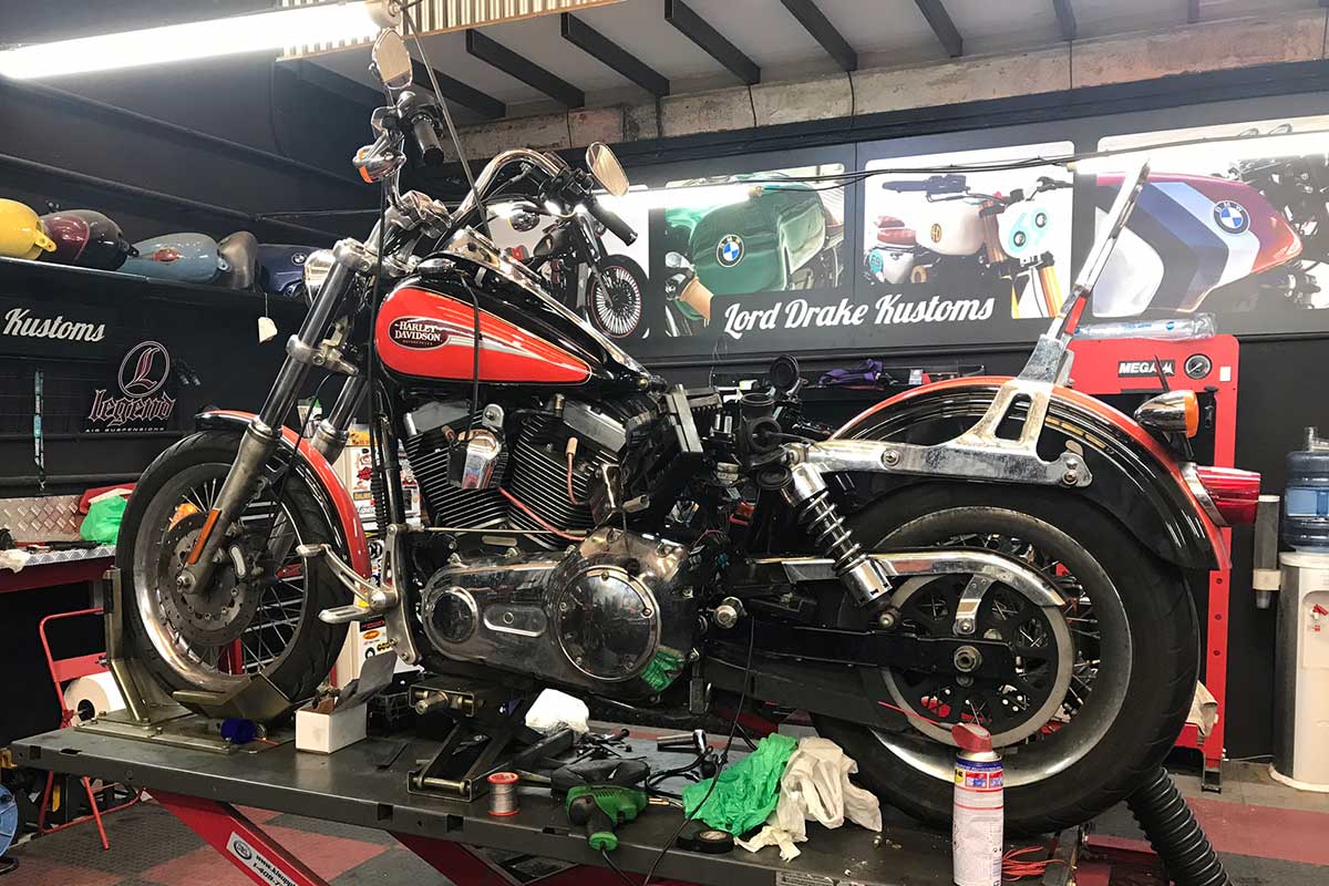 Harley Davidson repair and maintenance workshop in Malaga