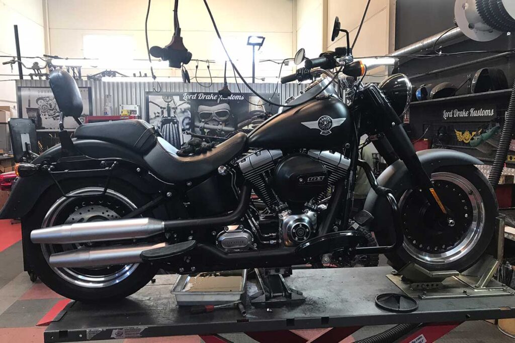 Harley Davidson en el taller de LDK