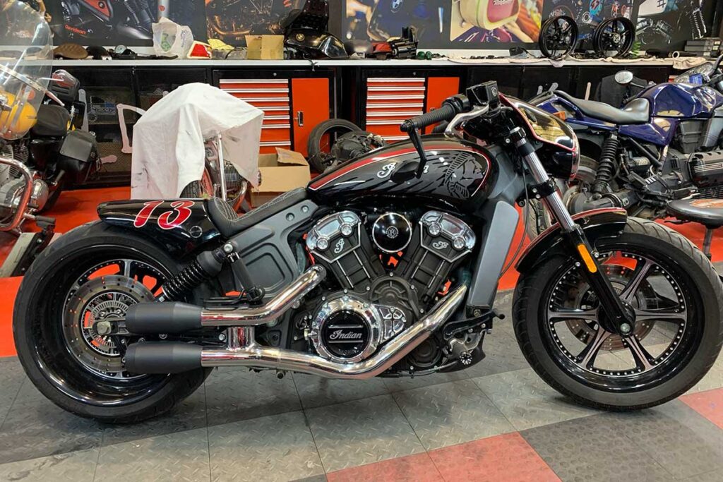Indian Scout transformation by LDK