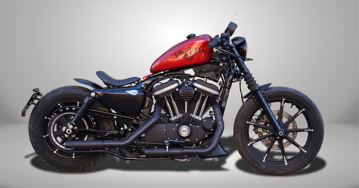 parque Porque luego SPORTSTER IRON RED | Lord Drake Kustoms