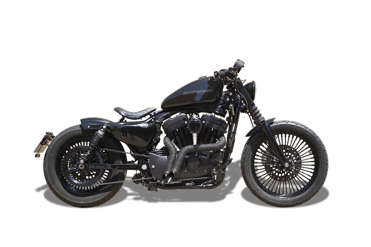 sportster bobber glossblack