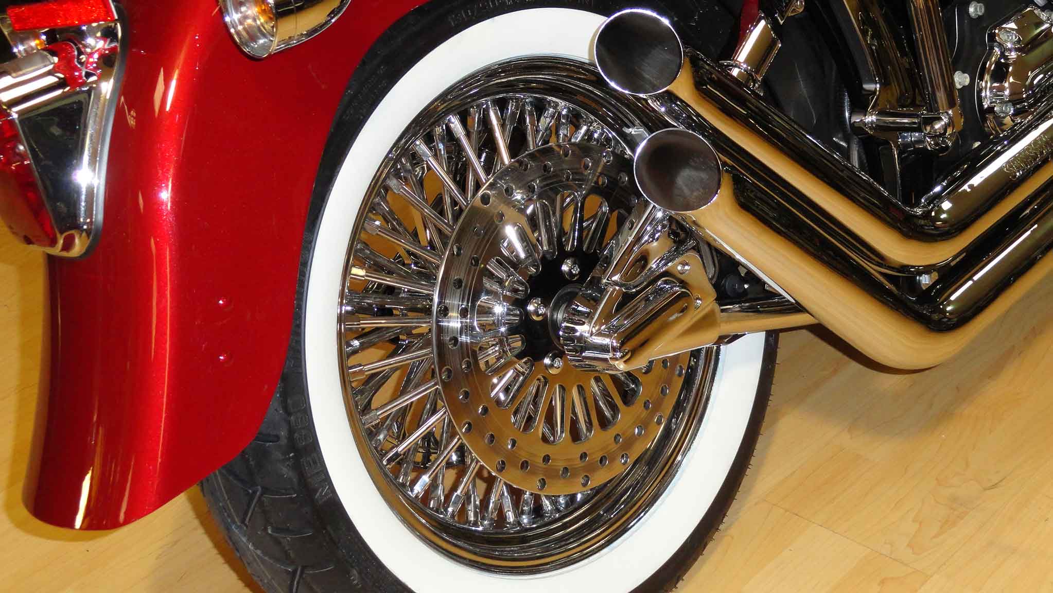 Rear wheel detail
