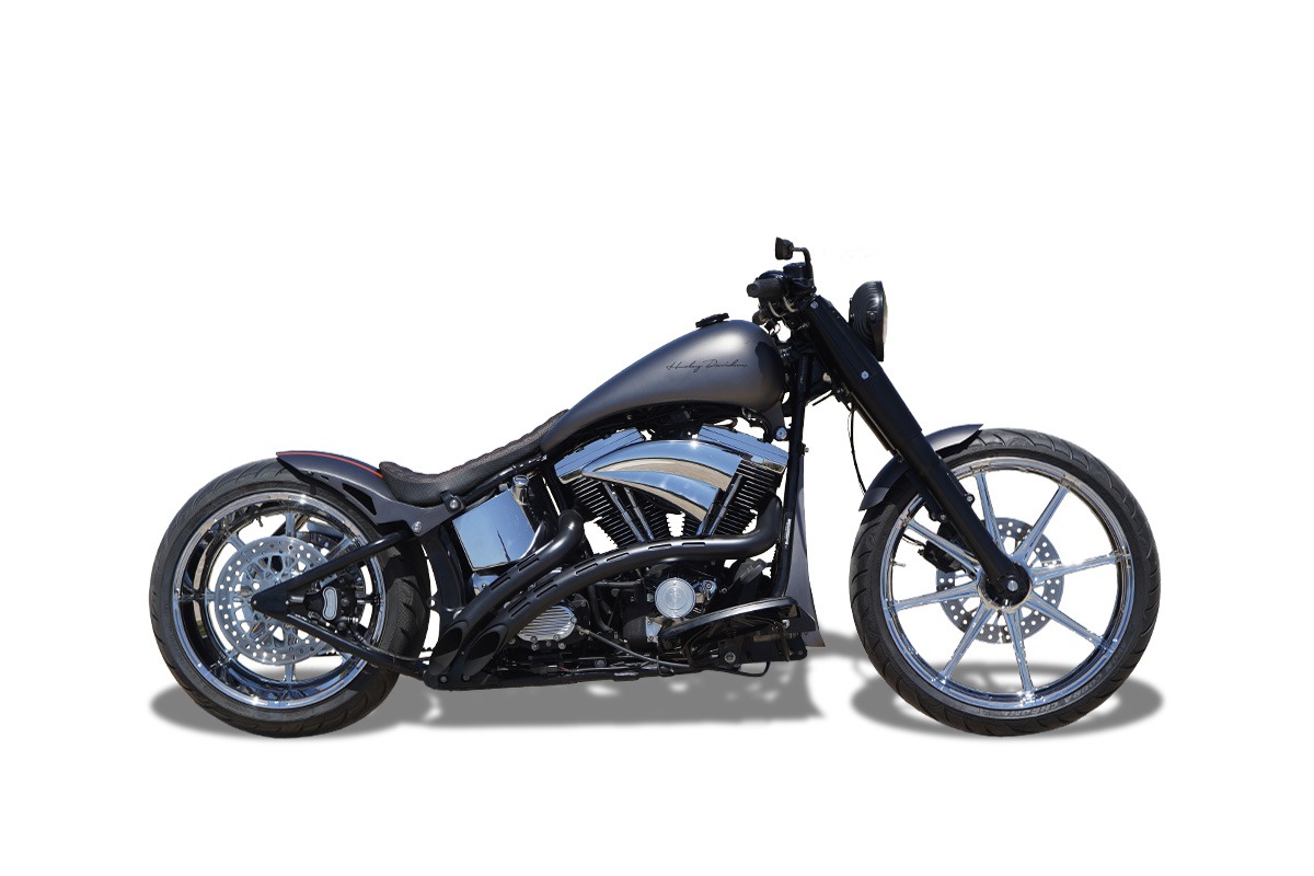 Harley-Davidson Softail – Blaues Bayern-Wunder - CUSTOMBIKE