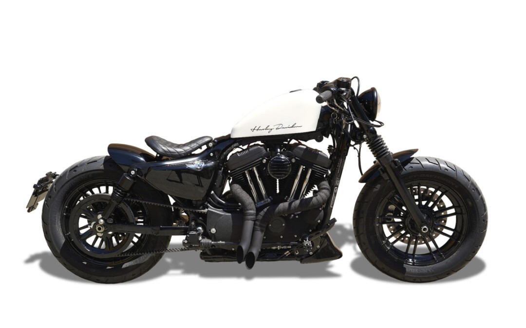 SPORTSTER 48 BOBBER WHITE
