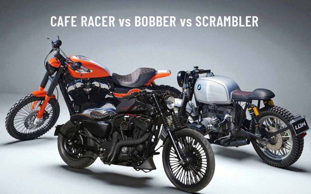 Cafe Racer vs Bobber vs Scrambler: ¿Qué estilo va contigo?