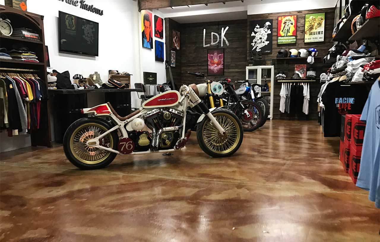 The connection between art, fashion and custom motorcycles