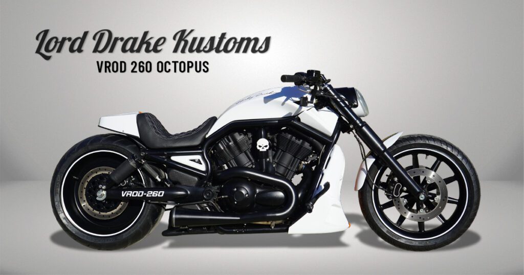 HARLEY−DAVIDSON エボリジット　バドロータス VROD 260 OCTOPUS: The Transformation of Lord Drake Kustoms