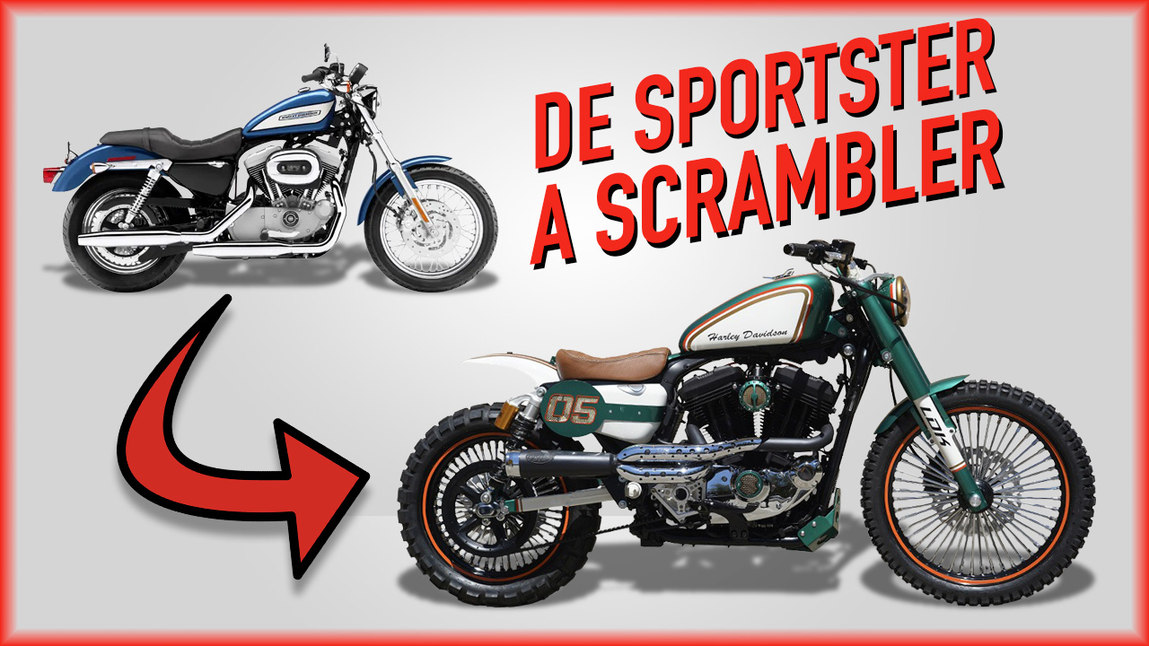 Transforma tu Harley Sportster en una Scrambler