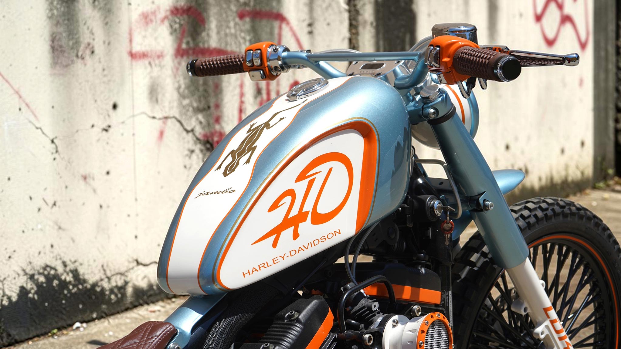 Harley-Davidson Sportster Scrambler JAMBO Détails du dépôt