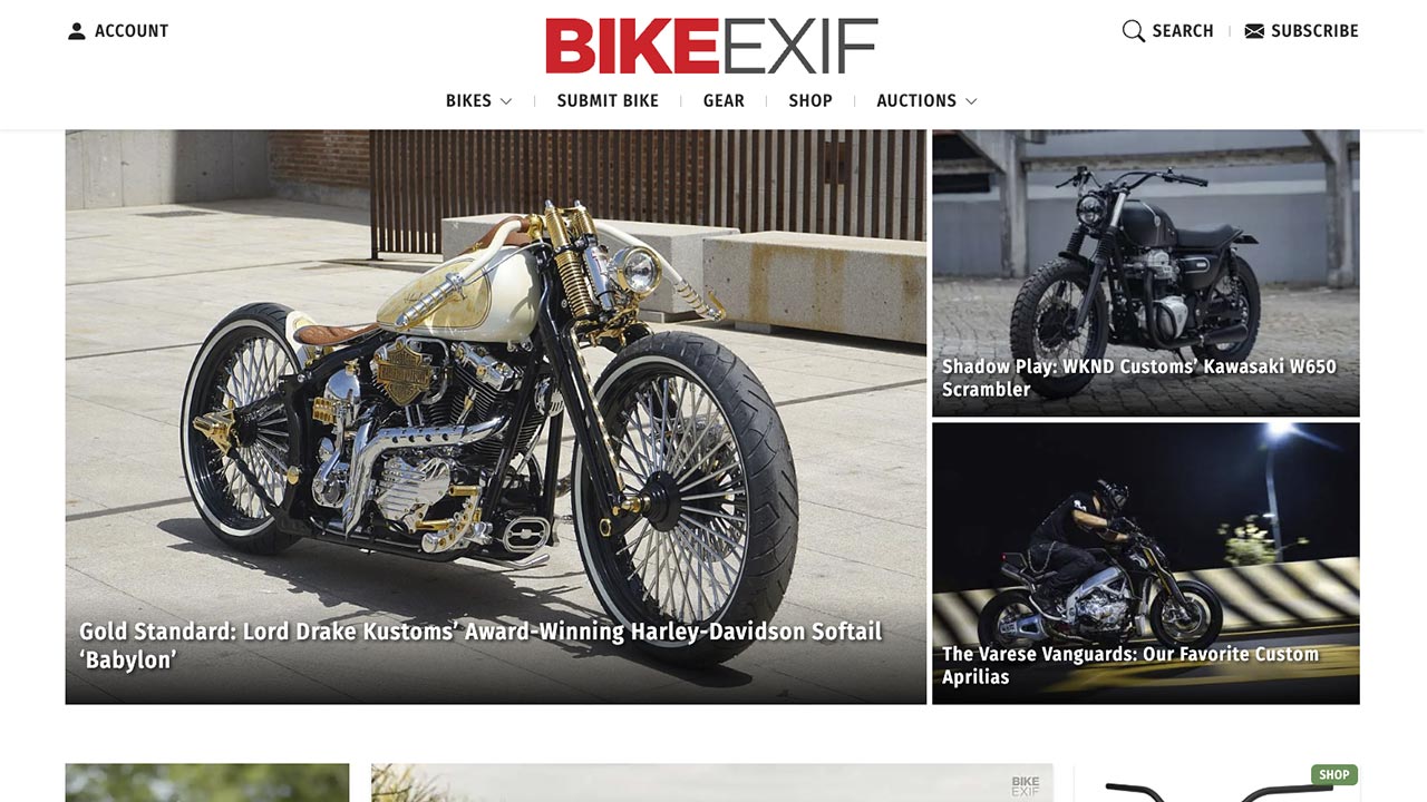 Bike EXIF ​​chooses 