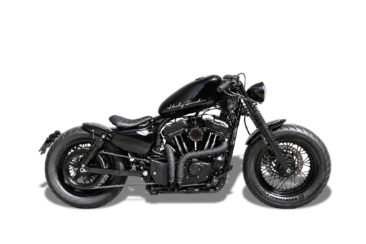 SPORTSTER BOBBER SILVERBLACK