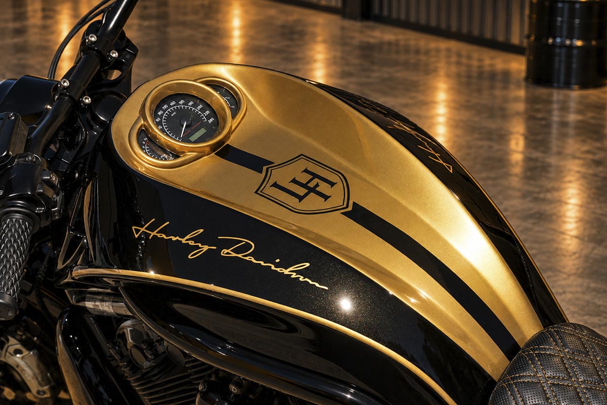 VROD 240 LH Gas tank detail